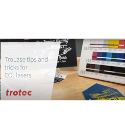 TroLase CO₂ Lézer - minőségi gravírozás & tisztább vágás