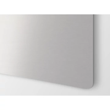 Alu matt 1,0 mm acél hatású (E) 100 x 50 cm / 3540 (szálcsiszolt) Premium Line - védőfóliával