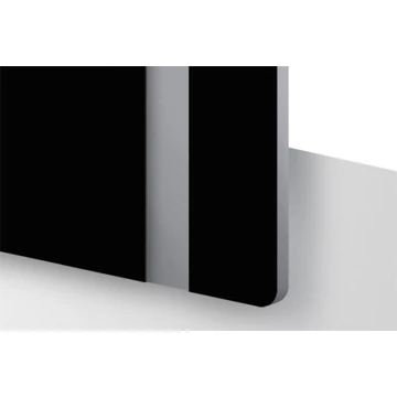 TroLase 1,6 mm Matt Fekete/Ezüst (2 réteg) 616 x 1245 mm / L413-206 (kültéri)