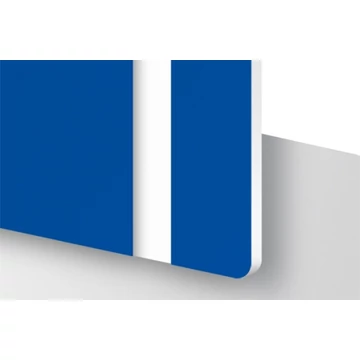 TroLase 0,8 mm Zafírkék/Fehér (2 réteg) 616 x 1245 mm / L502-203 (kültéri)