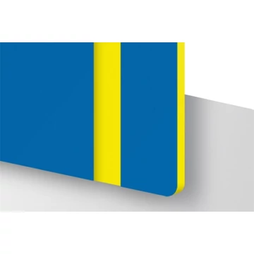 TroLase 1,6 mm Kék/Sárga (2 réteg) 616 x 1245 mm / L517-206 (kültéri)