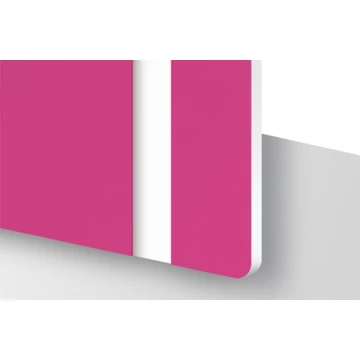 TroLase 1,6 mm Pink/Fehér (2 réteg) 616 x 1245 mm / L662-206 (kültéri)