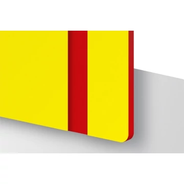 TroLase 1,6 mm Sárga/Piros (2 réteg) 616 x 1245 mm / L706-206 (kültéri)