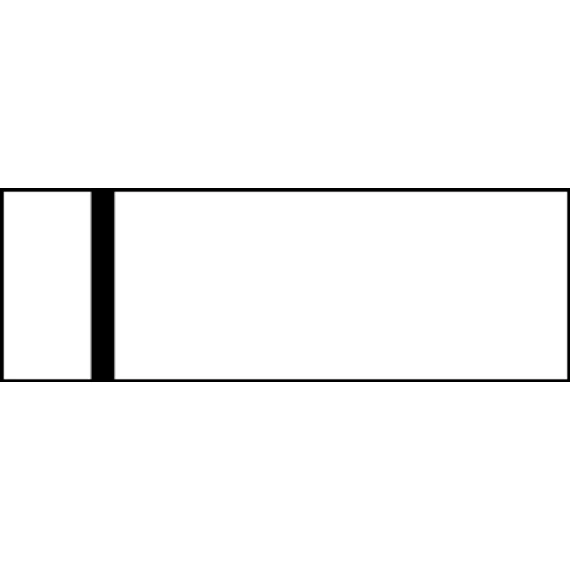 Laserfolie 0,2 mm 7110 matt fehér/fekete (2 réteg+öntapadó) 610 x 305 mm (beltéri)