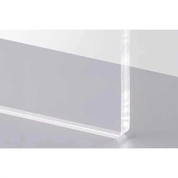 TroGlass Clear 4,0 mm Plexi Víztiszta (1 réteg) akril lemez 606 x 1216 mm / 121801 (kültéri)