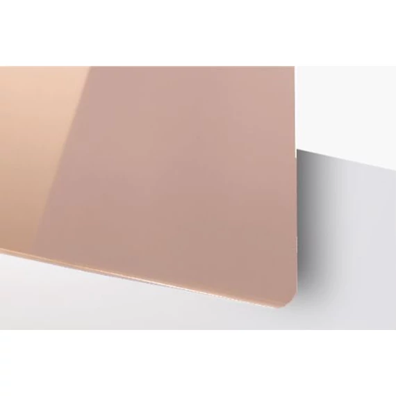 TroGlass Mirror 3,0 mm Plexi víztiszta tükör rozéarany akril lemez 610 x 1220 mm