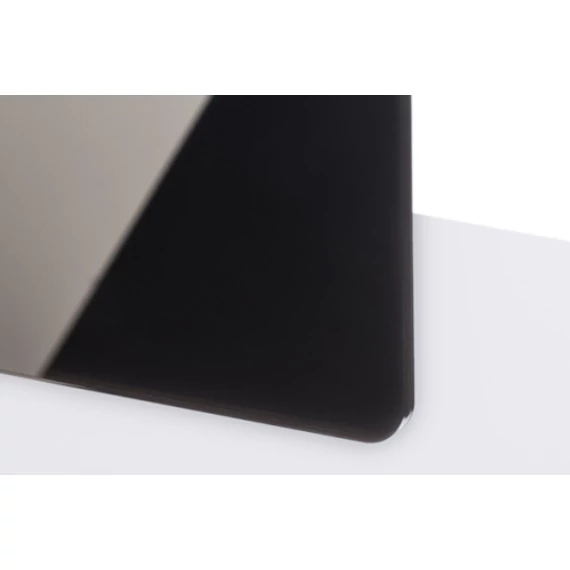 TroGlass Reverse 3,0 mm Plexi Víztiszta/Fekete (2 réteg) akril lemez 610 x 1220 mm / TG4-400 (kültéri)
