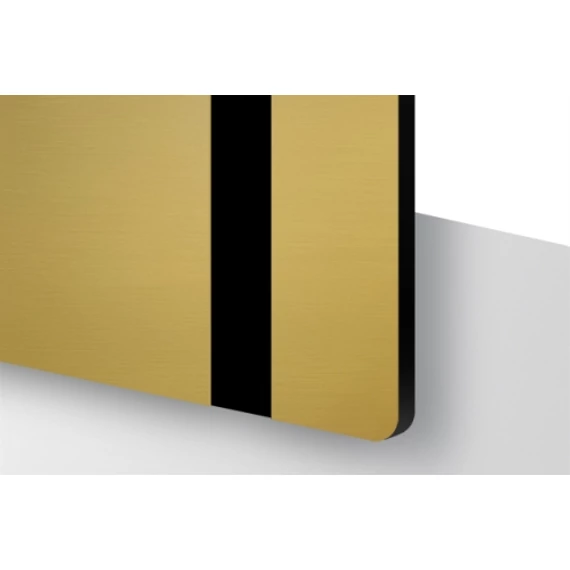 TroLase Metallic 0,8 mm Szálhúzott EU Arany/Fekete (2 réteg) 616 x 1245 mm / LMT754-203 (beltéri)