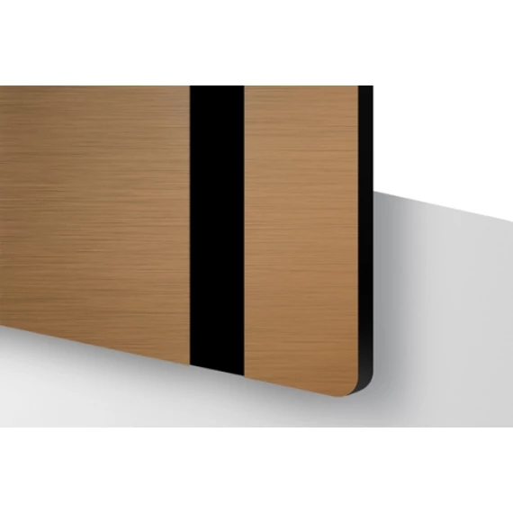 TroLase Metallic 1,6 mm Szálhúzott Vörösréz/Fekete (2 réteg) 616 x 1245 mm / LMT894-206 (beltéri)
