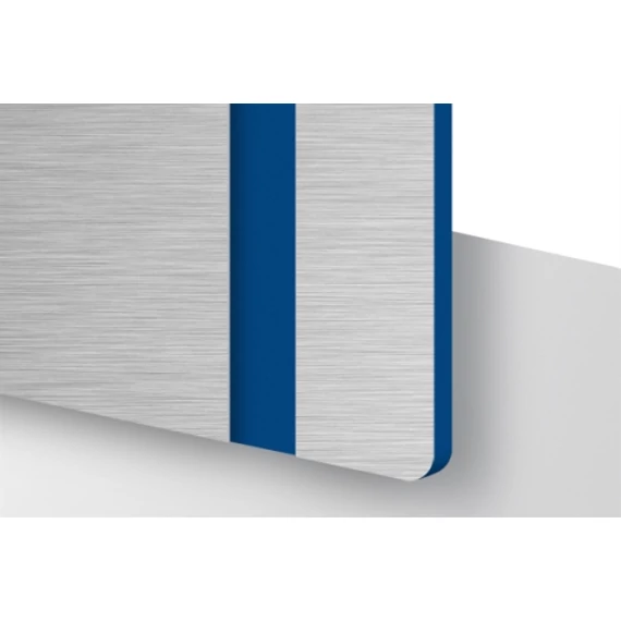 TroLase Metallic Plus 1,6 mm Szálhúzott Acél/Kék (2 réteg) 616 x 1245 mm / LMT+315-206 (kültéri)