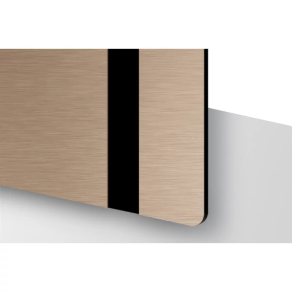 TroLase Thins 0,5 mm Szálhúzott Vörösréz/Fekete (2 réteg) 614 x 1245 mm / LT894-202 (beltéri)