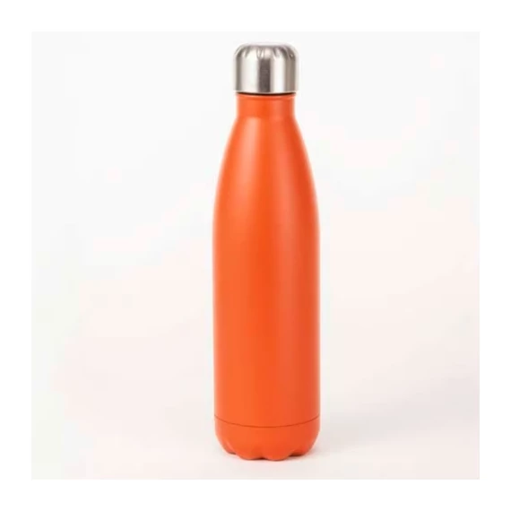Lézerezhető fém kulacs Narancs rozsdamentes 500ml / 150276
