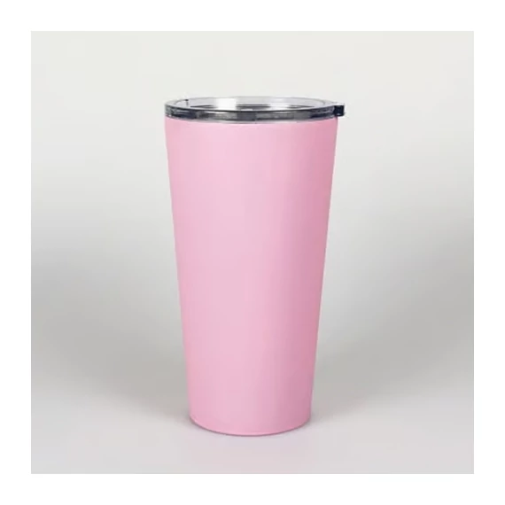 Lézerezhető fém termosz 480 ml rózsaszín / rozsdamentes 480ml / 163919