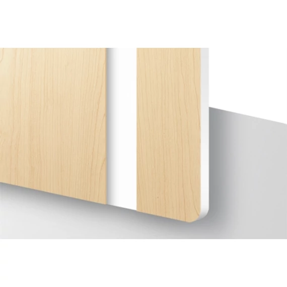TroLase 1,6 mm Juhar / Fehér (2 réteg) 616 x 1245 mm / L132-206 (kültéri)