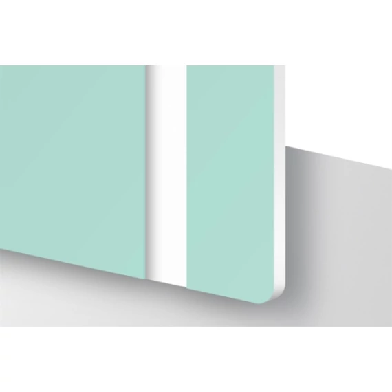 TroLase 1,6 mm Menta / Fehér (2 réteg) 616 x 1245 mm / L522-206 (kültéri)