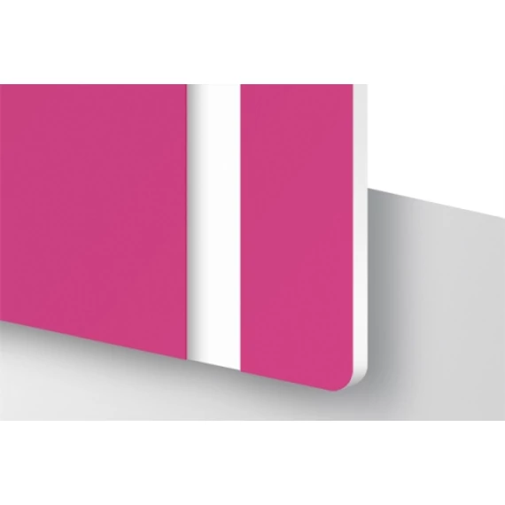 TroLase 1,6 mm Pink/Fehér (2 réteg) 616 x 1245 mm / L662-206 (kültéri)