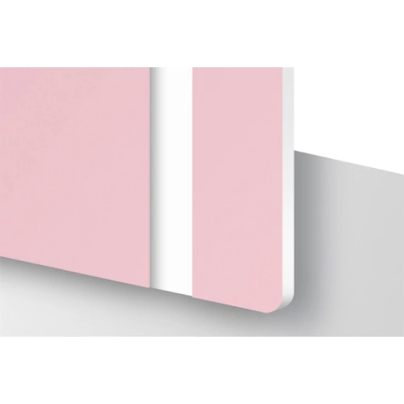 TroLase 1,6 mm Pink / Fehér (2 réteg) 616 x 1245 mm / L672-206 (kültéri)