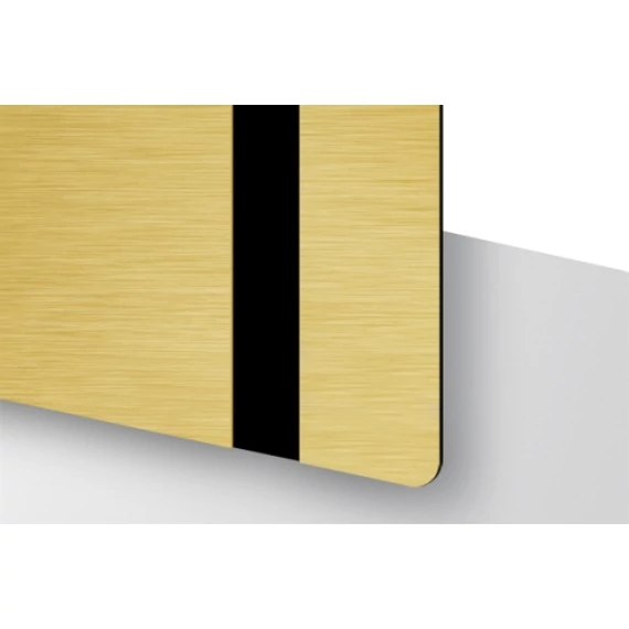TroLase Foil 0,2 mm Arany csiszolt/Fekete 305 x 610 mm / 139695 (kültéri)