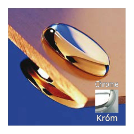 Távtartó FISSO MINI króm hosszúság: 6 mm, átmérő: 15 mm FN1506CM