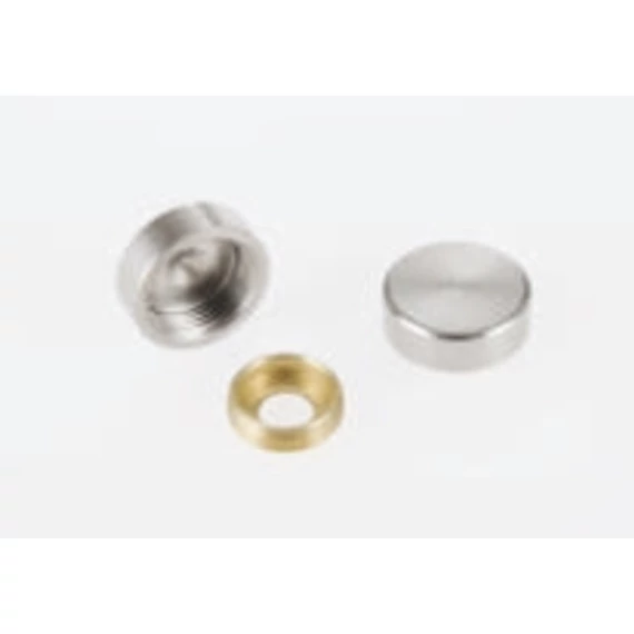 Csavar kupak rozsdamentes acél -  átmérő 18 mm 4,5 mm-es csavarhoz (20db)