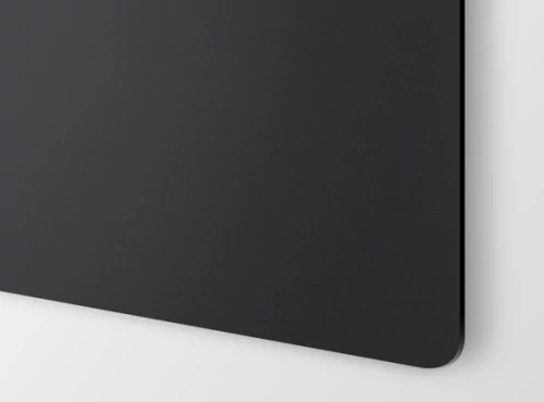 Alu matt 1,0 mm fekete (E) 100 x 50 cm / 3504 Premium Line - védőfóliával