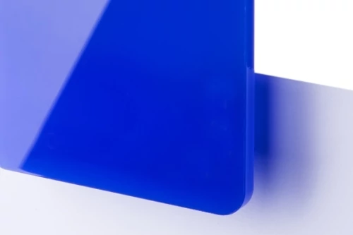 TroGlass Color Gloss 3,0 mm Plexi Fényes Kék (1 réteg) akril lemez 606 x 1216 mm / 117126 (kültéri)