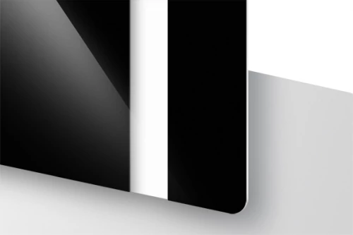 TroLase Foil 0,2 mm fényes Fekete/Fehér 305 x 610 mm / 139686 (kültéri)
