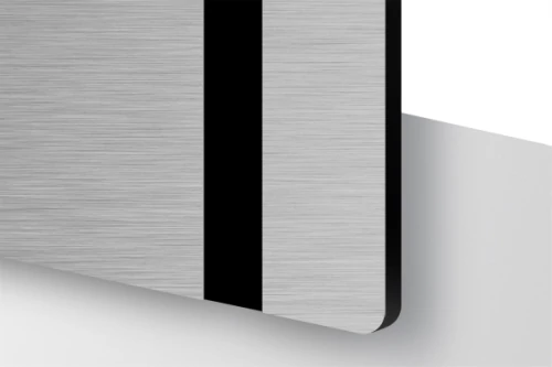 TroLase Metallic 3,2 mm Szálhúzott Ezüst/Fekete (2 réteg) 616 x 1245 mm / LMT334-209 (beltéri)