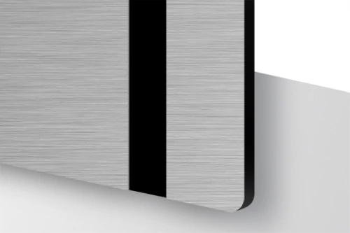 TroLase Metallic Plus 3,2 mm Szálhúzott Nikkel/Fekete (2 réteg) 616 x 1245 mm / LMT+364-209 (kültéri)