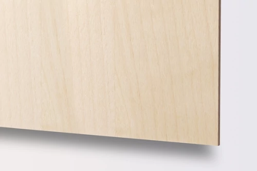 Laminált falemez 3mm 60x30cm lézeres kivágáshoz és gravírozáshoz juhar  (600x300mm)