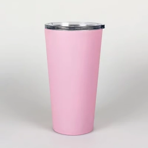 Lézerezhető fém termosz 480 ml rózsaszín / rozsdamentes 480ml / 163919