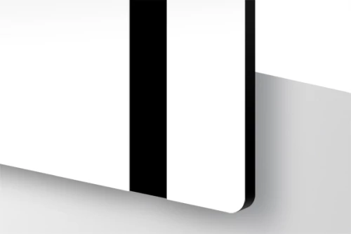TroLase 0,8 mm Fehér/Fekete (2 réteg) 616 x 1245 mm / L204-203 (kültéri)