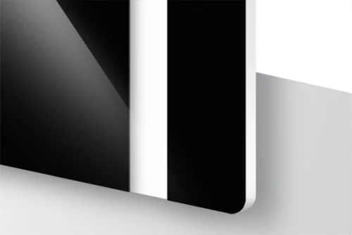 TroLase 1,6 mm Fényes Fekete/Fehér (2 réteg) 616 x 1245 mm / L422-206 (kültéri)