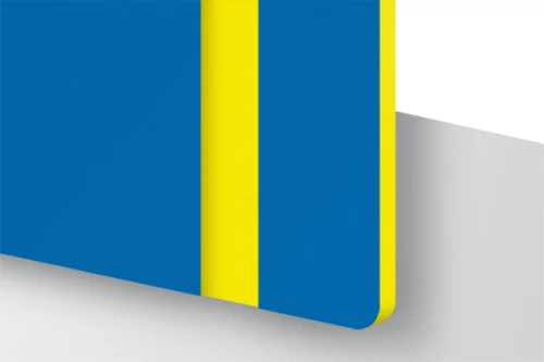 TroLase 1,6 mm Kék/Sárga (2 réteg) 616 x 1245 mm / L517-206 (kültéri)
