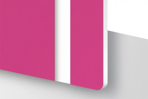 TroLase 1,6 mm Pink/Fehér (2 réteg) 616 x 1245 mm / L662-206 (kültéri)