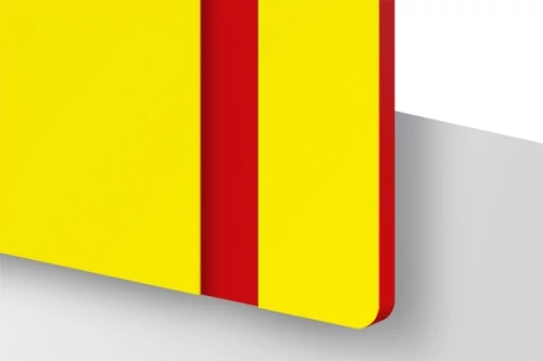 TroLase 1,6 mm Sárga/Piros (2 réteg) 616 x 1245 mm / L706-206 (kültéri)