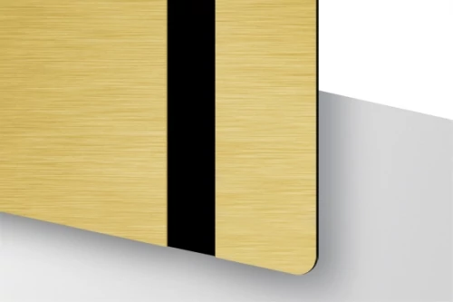 TroLase Foil 0,2 mm Arany csiszolt/Fekete 305 x 610 mm / 139695 (kültéri)