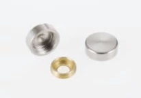 Csavar kupak rozsdamentes acél -  átmérő 18 mm 4,5 mm-es csavarhoz (20db)